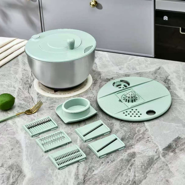 Multifunctional Vegetable Salad Spinner And Slicer