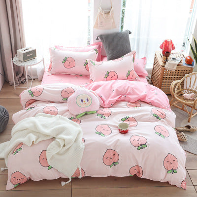 Four-piece Bedding Bed Linen Quilt Cover Aloe Cotton Home Textile