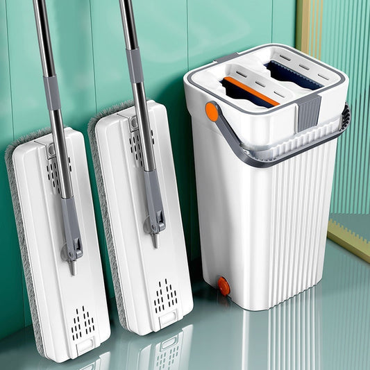 Mop Bucket Wet And Dry Dual-use Hand Wash-free Household Mop Artifact