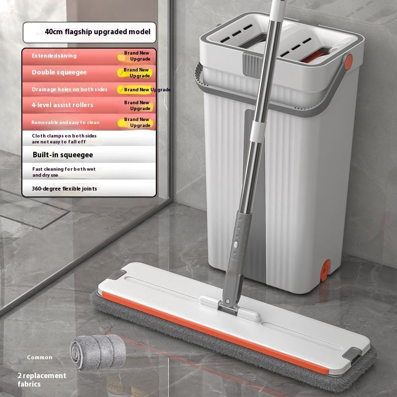 Mop Bucket Wet And Dry Dual-use Hand Wash-free Household Mop Artifact