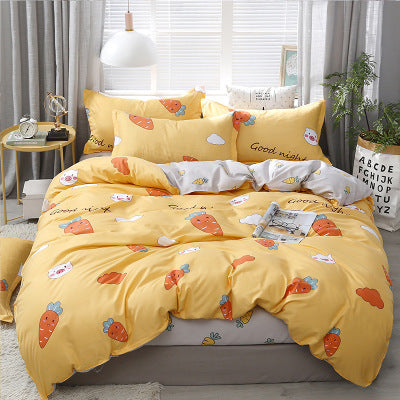 Four-piece Bedding Bed Linen Quilt Cover Aloe Cotton Home Textile