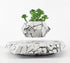 Levitating Plant Pot Marble Color Floating Planter