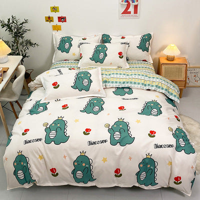 Four-piece Bedding Bed Linen Quilt Cover Aloe Cotton Home Textile