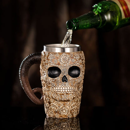 New Product Pattern Skull Claw Mug Creative Home Beer Mug