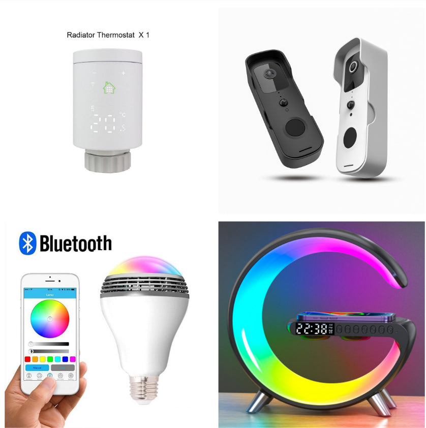 New Intelligent G Shaped LED Lamp Bluetooth Wireless Charge
