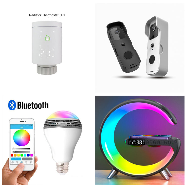 New Intelligent G Shaped LED Lamp Bluetooth Wireless Charge