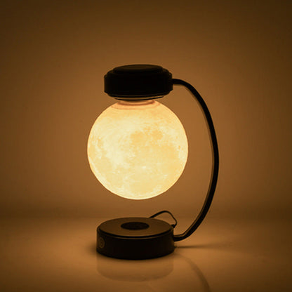 3D LED Moon Night Light Wireless Magnetic Levitating Rotating