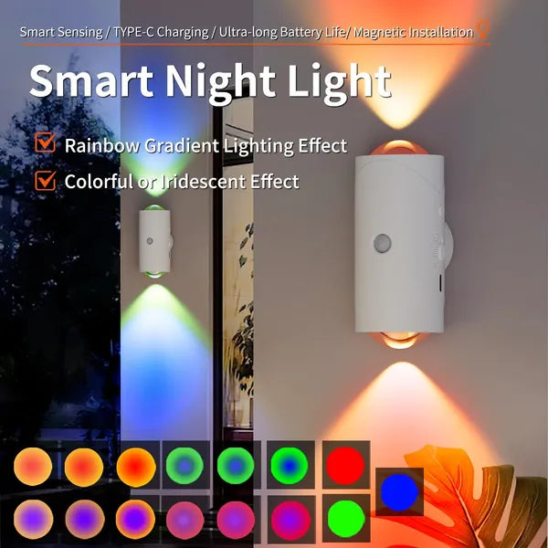 7-Color Rechargeable Motion Sensor Night Lights