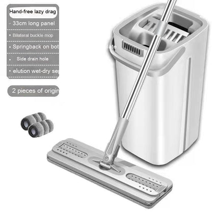 Household Mop Hand Wash-free Flat Plate Mop Bucket Dry Wet Separation