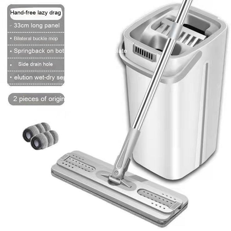 Household Mop Hand Wash-free Flat Plate Mop Bucket