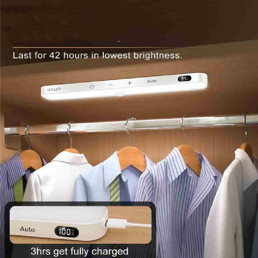 GlowSmart LED Cabinet Light with Battery Display