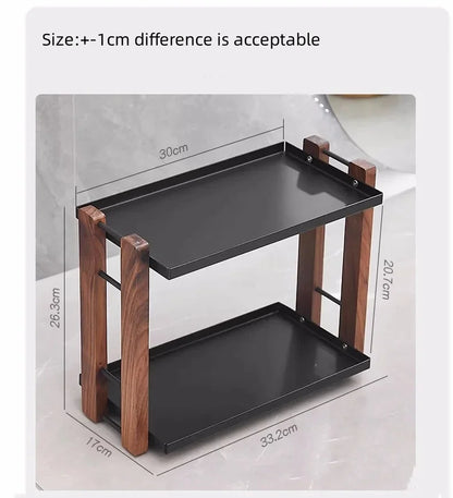 Bathroom Counter Organizer With Coffee Station Cosmetic Holder，Desktop Organizer Home Bedroom Dresser Skincare Lipstick Holder