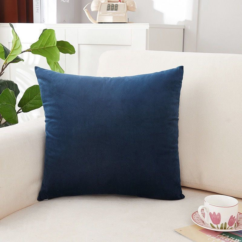 Pillow Sofa Velvet Large Backrest Office Pillow Household Bedroom Bedside Pillow Square Pillow