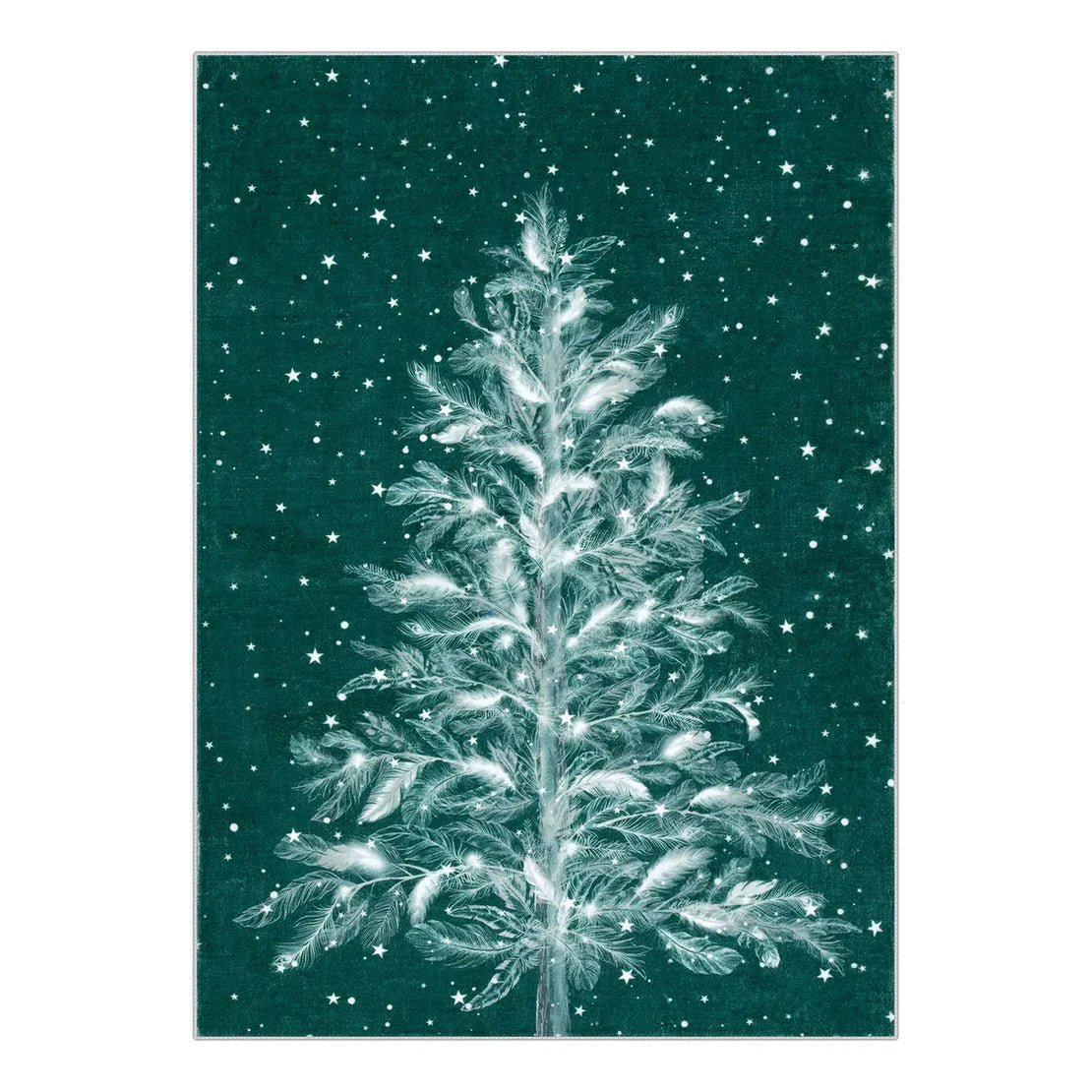 Amazon Cross-Border Christmas Decoration Crystal Velvet Living Room Coffee Table Carpet Bedroom Bedside Non-Slip And Stain-Resistant Carpet