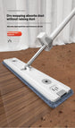 Household Large Absorbent Hands-free Wash Wet Dry Flat Mop