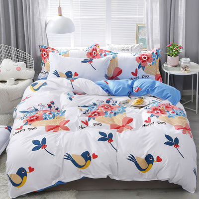Four-piece Bedding Bed Linen Quilt Cover Aloe Cotton Home Textile
