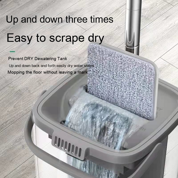 Household Mop Hand Wash-free Flat Plate Mop Bucket