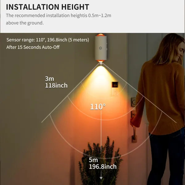 7-Color Rechargeable Motion Sensor Night Lights